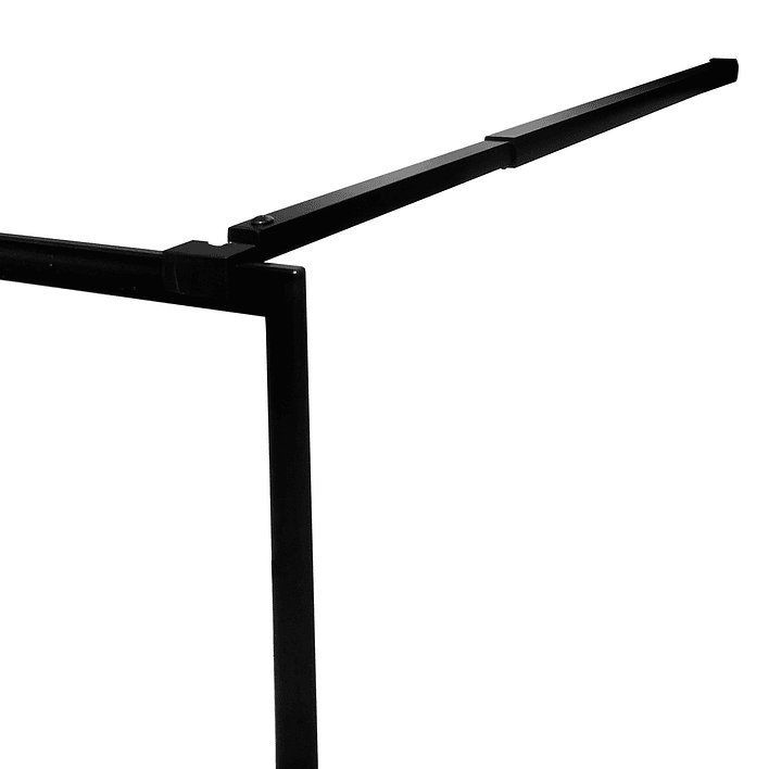 Mampara Fija de Baño Cuadros Negros Joytek 190×90 cm Vidrio Templado 8 mm 6