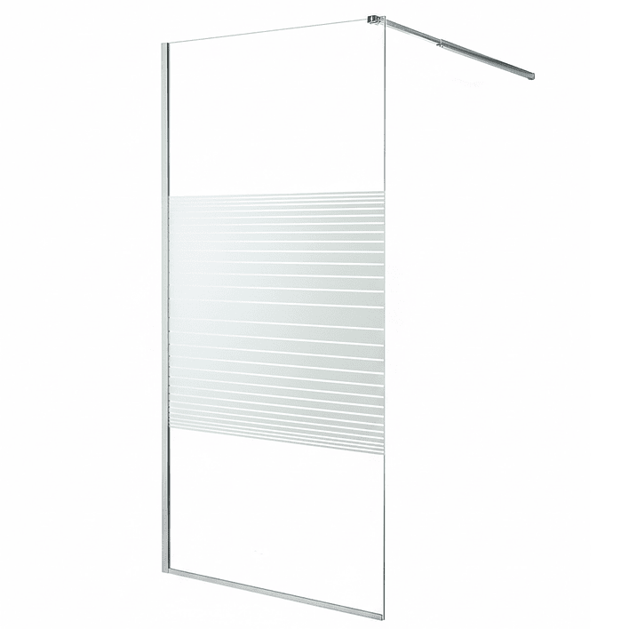 Mampara Fija de Baño Strava Blanca Joytek 190×90 cm Vidrio Templado 8 mm 4