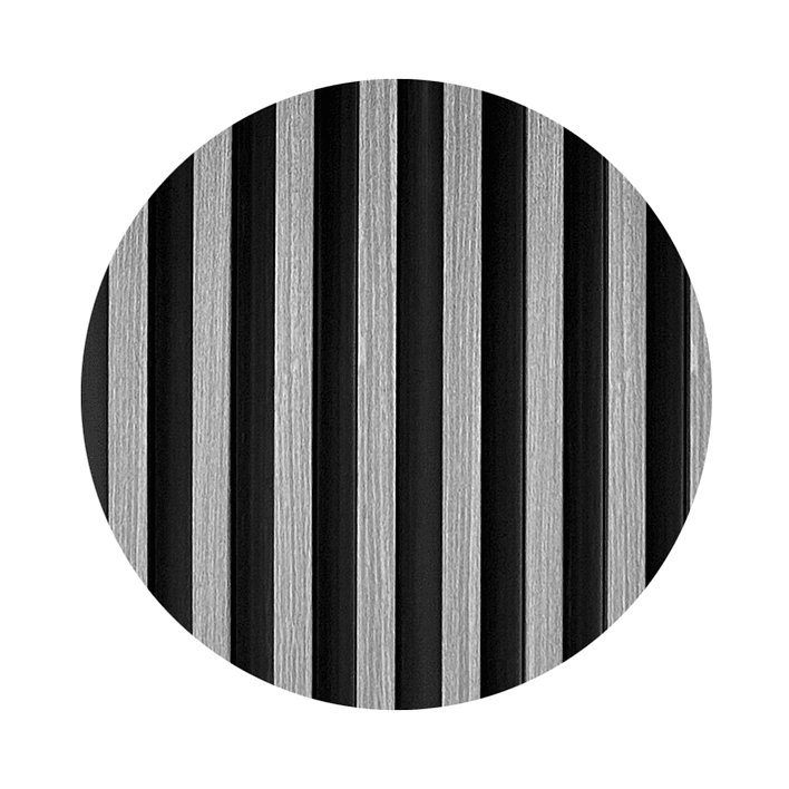 Caja Wall Panel PVC Bicolor Negro Gris 240x16 cm 3.84 m² (10 Paneles) 7