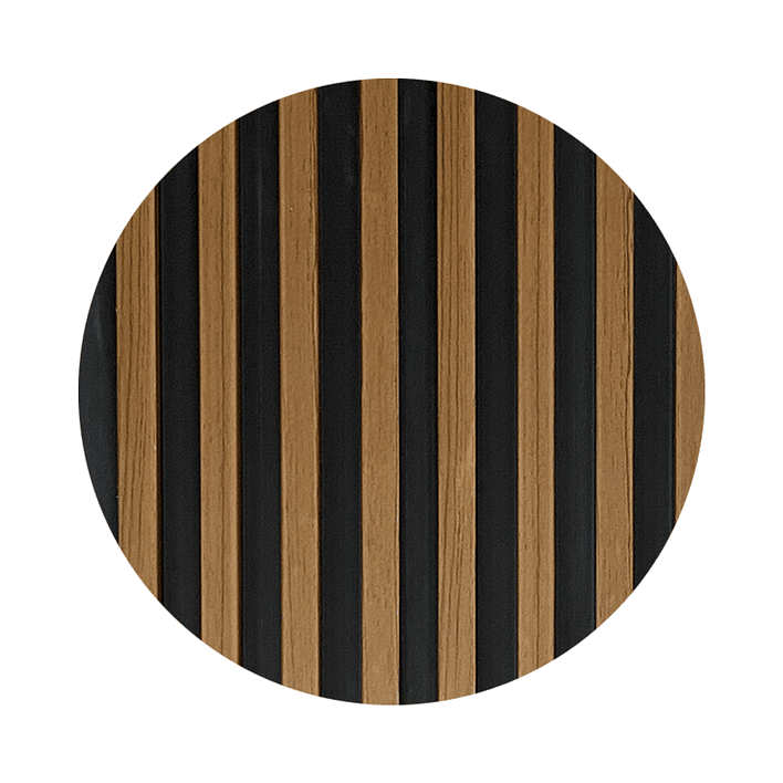 Caja Wall Panel PVC Bicolor Negro Café 240x16 cm 3.84 m² (10 Paneles) 7