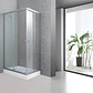 Shower Rectangular Lens Vidrios Transparentes 100x80x199cm (Incluye Receptáculo) - Miniatura 1