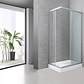 Shower Rectangular Lens Vidrios Transparentes 100x80x199cm (Incluye Receptáculo) - Miniatura 4