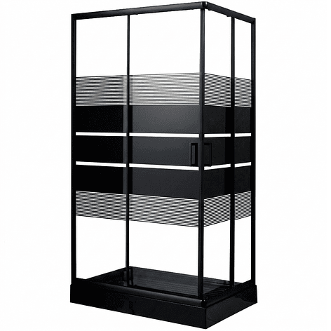 Shower Rectangular Style Negro 120x80x198cm (Incluye Receptáculo) 2