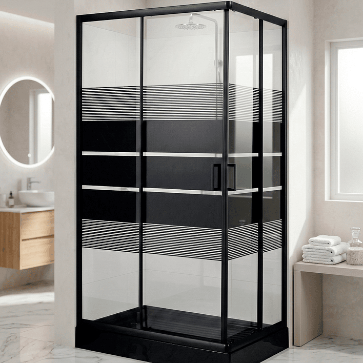 Shower Rectangular Style Negro 120x80x198cm (Incluye Receptáculo) 6