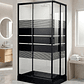 Shower Rectangular Style Negro 120x80x198cm (Incluye Receptáculo) - Miniatura 6