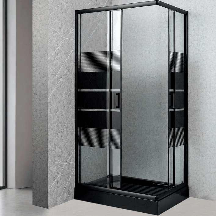 Shower Rectangular Style Negro 120x80x198cm (Incluye Receptáculo) 3