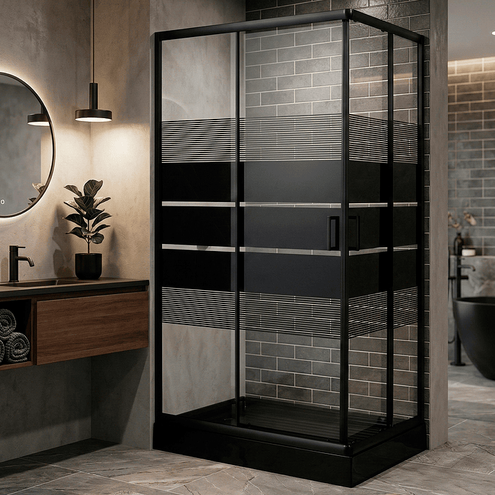 Shower Rectangular Style Negro 120x80x198cm (Incluye Receptáculo) 4