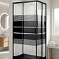 Shower Rectangular Style Negro 100x80x198cm (Incluye Receptáculo) - Miniatura 7