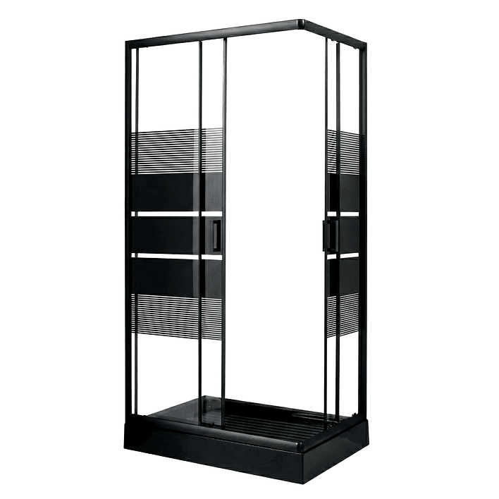 Shower Rectangular Style Negro 100x80x198cm (Incluye Receptáculo) 6