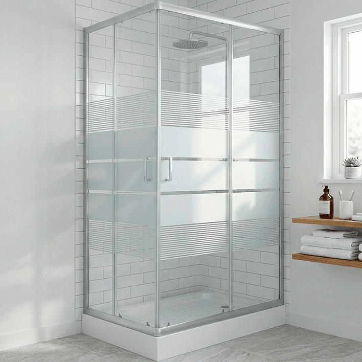 Shower Rectangular Style Blanco 120x80x198cm (Incluye Receptáculo) 1