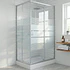Shower Rectangular Style Blanco 120x80x198cm (Incluye Receptáculo)