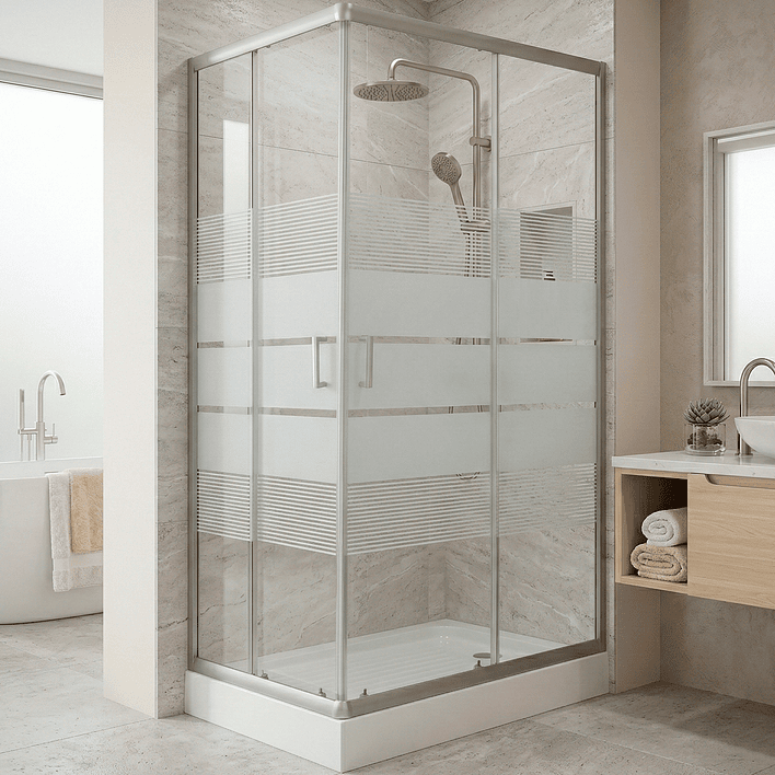 Shower Rectangular Style Blanco 120x80x198cm (Incluye Receptáculo) 2