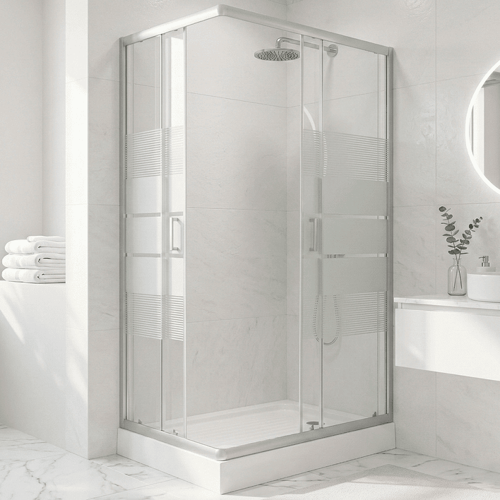 Shower Rectangular Style Blanco 120x80x198cm (Incluye Receptáculo) 5