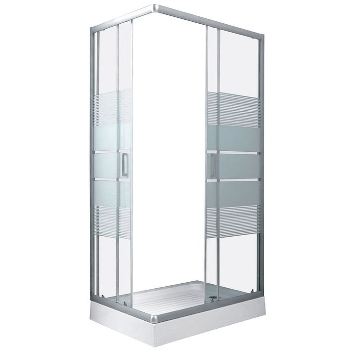 Shower Rectangular Style Blanco 100x80x198cm (Incluye Receptáculo) 6