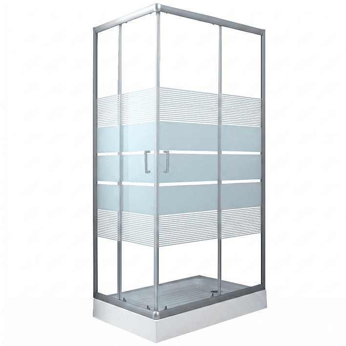 Shower Rectangular Style Blanco 100x80x198cm (Incluye Receptáculo) 5