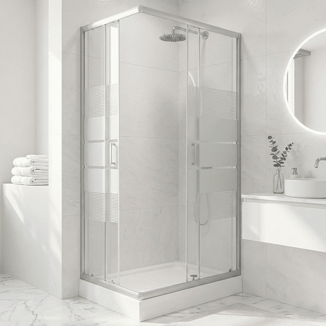 Shower Rectangular Style Blanco 100x80x198cm (Incluye Receptáculo) 4