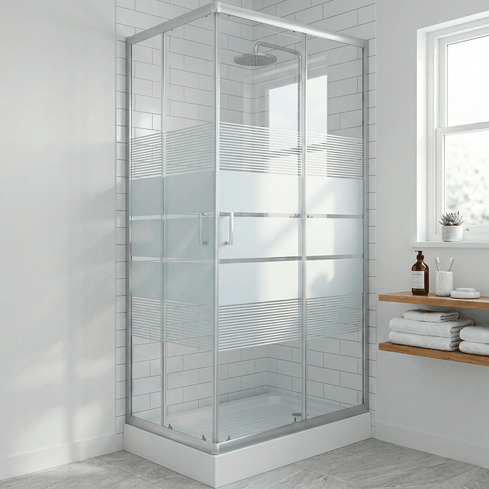 Shower Rectangular Style Blanco 100x80x198cm (Incluye Receptáculo) 2