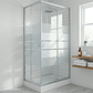 Shower Rectangular Style Blanco 100x80x198cm (Incluye Receptáculo) - Miniatura 2