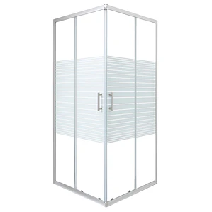 Shower Door Joytek Strava Recto Blanco 70x70x185 cm (Sin Receptáculo)