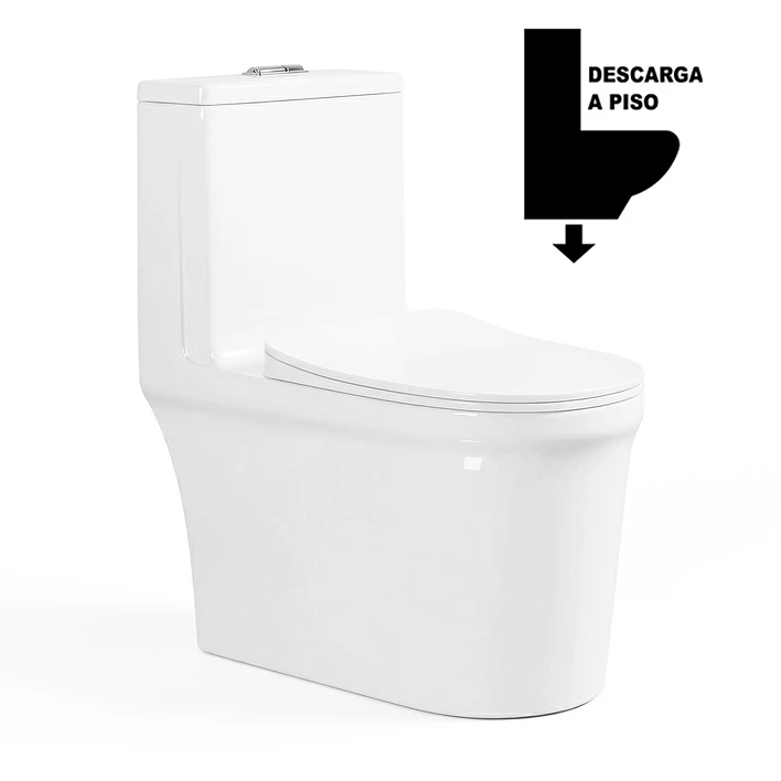 WC One Piece Premier 2051 Joytek Descarga a Piso 30 cm Blanco 1