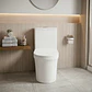 WC One Piece Premier 2051 Joytek Descarga a Piso 30 cm Blanco - Miniatura 6