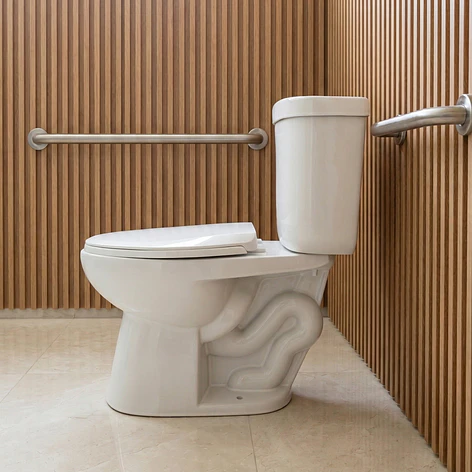 WC Two Piece Joytek para Discapacitados (Altura Ajustada) Descarga a Piso 30 cm 4