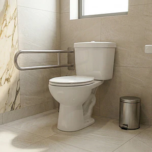 WC Two Piece Joytek para Discapacitados (Altura Ajustada) Descarga a Piso 30 cm