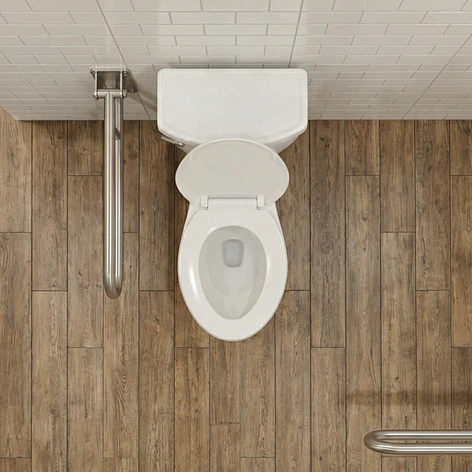 WC Two Piece Joytek para Discapacitados (Altura Ajustada) Descarga a Piso 30 cm 5