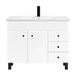 Mueble Vanitorio Joytek Blanco con Patas + Cubierta de Loza 100x47x80 cm - Miniatura 6