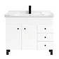 Mueble Vanitorio Joytek Blanco con Patas + Cubierta de Loza 100x47x80 cm - Miniatura 11