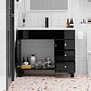 Mueble Vanitorio Joytek Negro con Patas + Cubierta de Loza 100x47x80 cm - Miniatura 3