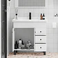 Mueble Vanitorio Joytek Blanco con Patas + Cubierta de Loza 80x47x80 cm - Miniatura 13