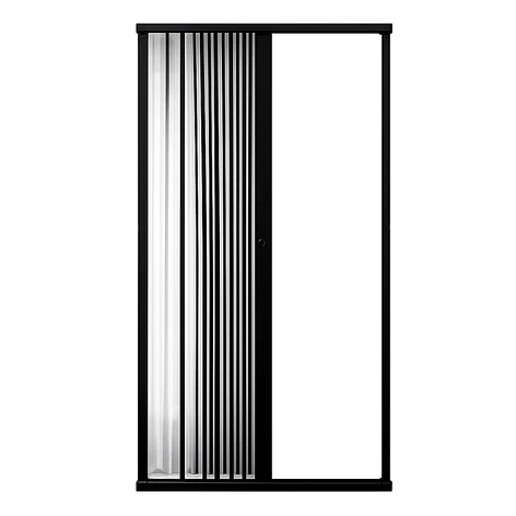 Mampara Ajustable de Ducha Joytek Flexbok en PVC Negro 100-115 cm *185 cm 4