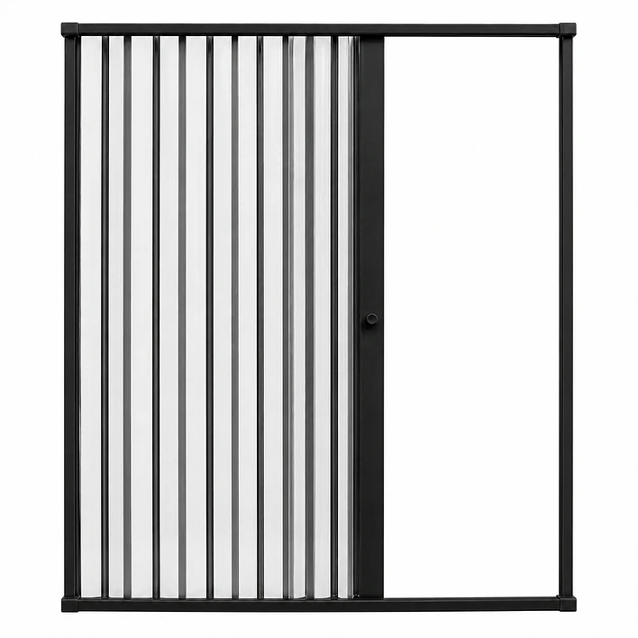 Mampara Ajustable de Ducha Joytek Flexbok en PVC Negro 145-160 cm *185 cm 4