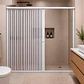Mampara Ajustable de Ducha Joytek Flexbok en PVC Blanco 160-185 cm *185 cm - Miniatura 3