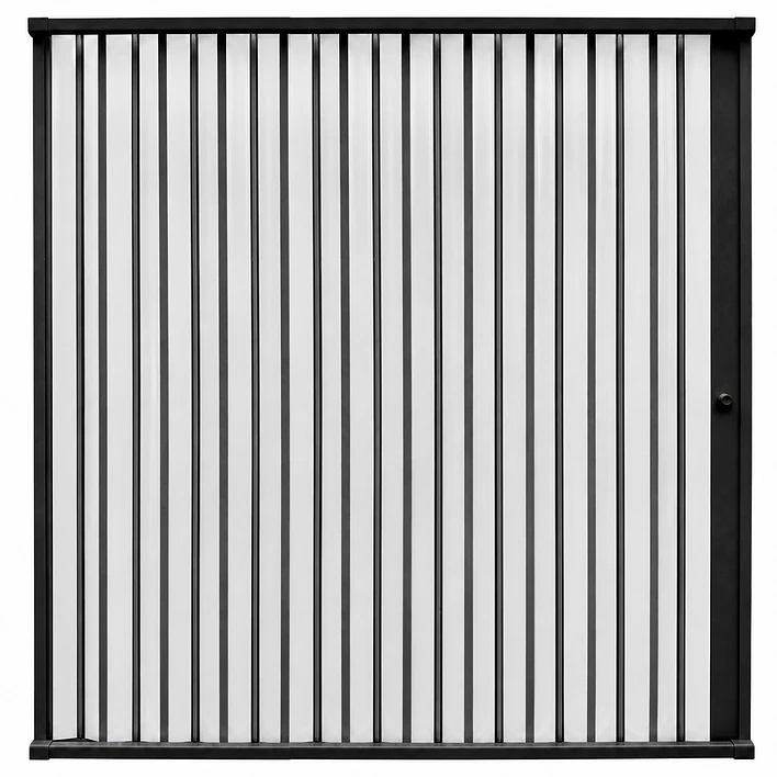 Mampara Ajustable de Ducha Joytek Flexbok en PVC Negro 160-185 cm *185 cm 5