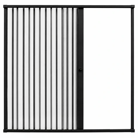 Mampara Ajustable de Ducha Joytek Flexbok en PVC Negro 160-185 cm *185 cm 6