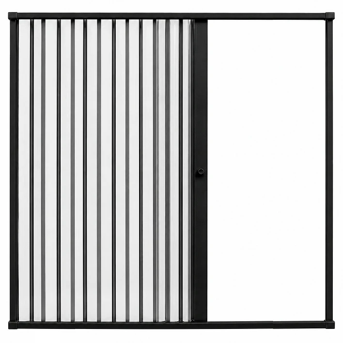Mampara Ajustable de Ducha Joytek Flexbok en PVC Negro 160-185 cm *185 cm 6