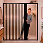 Mampara Ajustable de Ducha Joytek Flexbok en PVC Negro 160-185 cm *185 cm - Miniatura 2