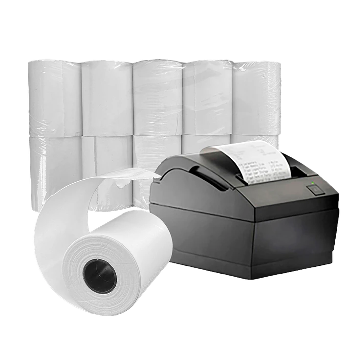 Pack de 20 Rollos de Papel Térmico 57x40mm Joytek 2
