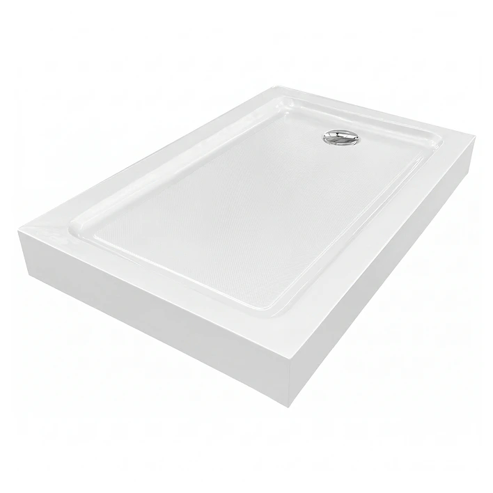 Receptáculo para Ducha Rectángular Joytek 100x80x14 cm 1