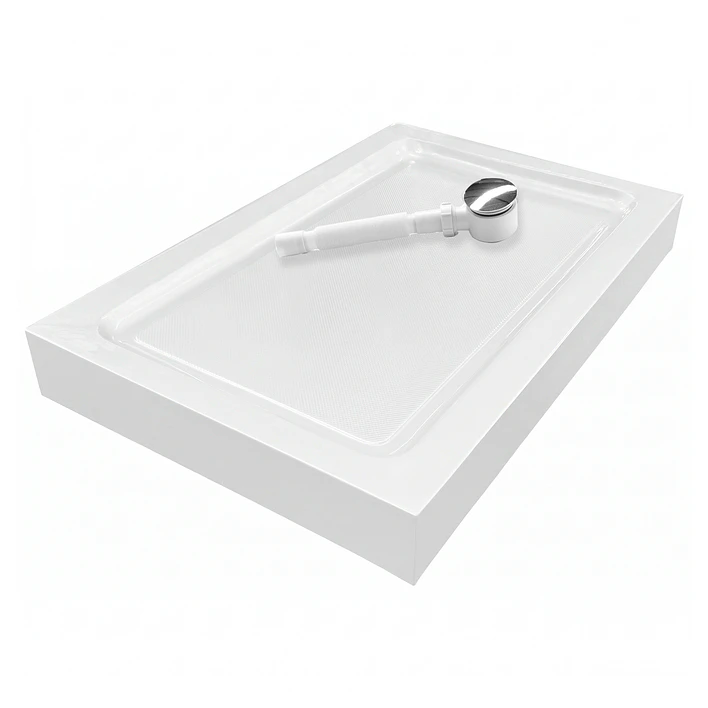 Receptáculo para Ducha Rectángular Joytek 100x80x14 cm 4