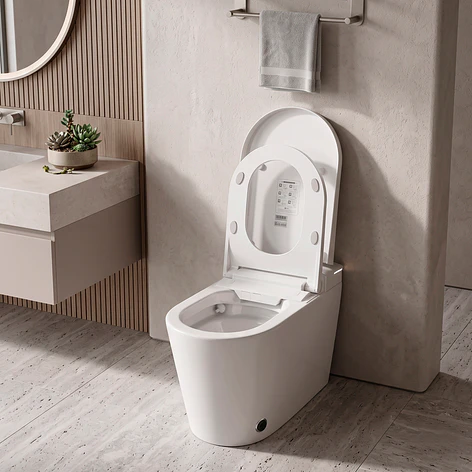 WC Inodoro Inteligente Joytek Apertura/Cierre Automático - Descarga a Piso 30 cm 5