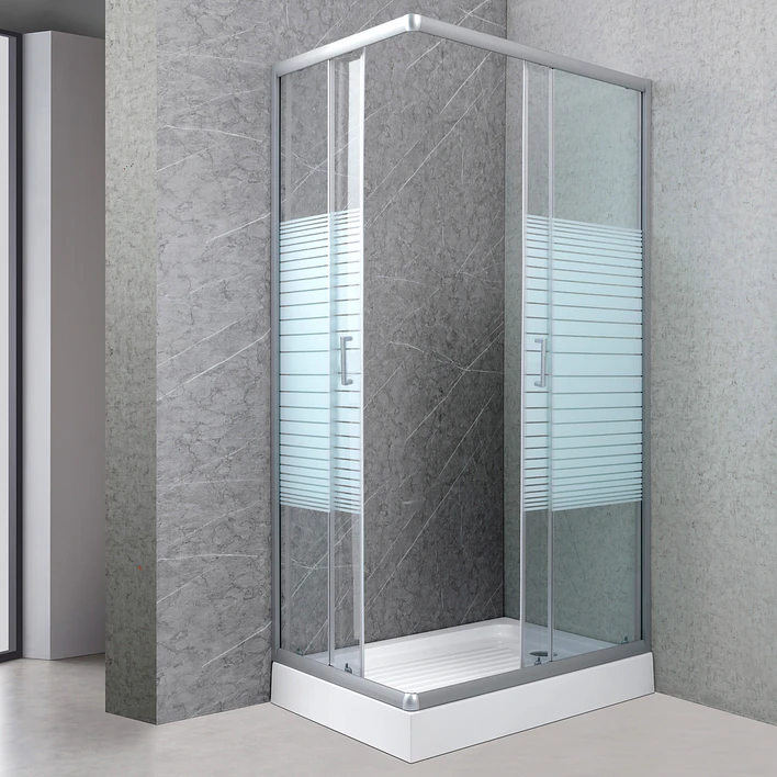 Shower Rectangular Strava Blanco 110x70x198cm (Incluye Receptáculo) 2