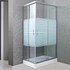 Shower Rectangular Strava Blanco 110x70x198cm (Incluye Receptáculo)