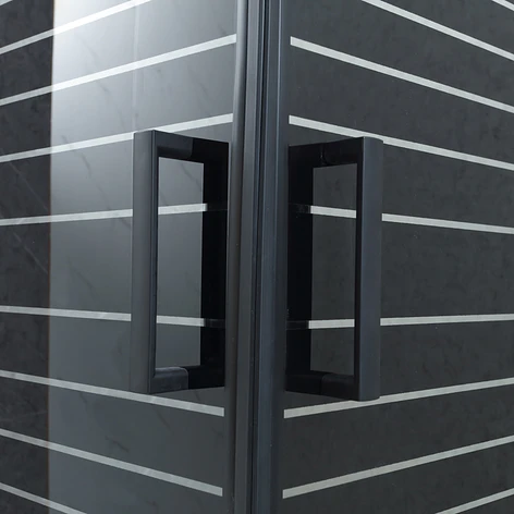 Shower Rectangular Strava Negro 110x70x198cm (Incluye Receptáculo) 15