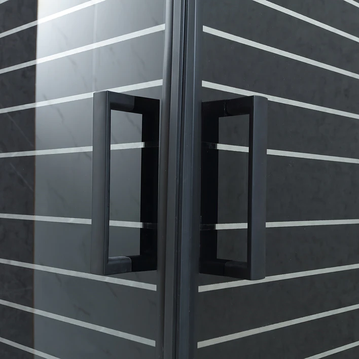 Shower Rectangular Strava Negro 110x70x198cm (Incluye Receptáculo) 15