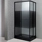 Shower Rectangular Strava Negro 110x70x198cm (Incluye Receptáculo) - Miniatura 1