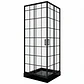 Shower Door Joytek Recto Cuadros Negros 70x70x198cm (Incluye Receptáculo) - Miniatura 1