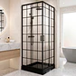 Shower Door Joytek Recto Cuadros Negros 70x70x198cm (Incluye Receptáculo) - Miniatura 2
